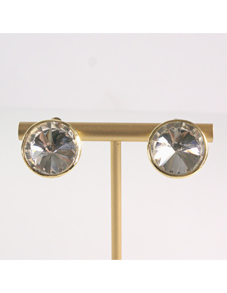 Klipsy do Uszu Lolita Akcesoria Klips do UCHA CRYSTAL GUZIKI