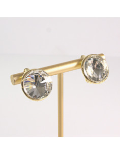 Klipsy do Uszu Lolita Akcesoria Klips do UCHA CRYSTAL GUZIKI 2