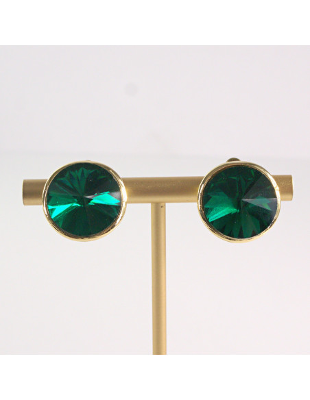 Klipsy do Uszu Lolita Akcesoria Klips do UCHA ZIELONE GUZIKI