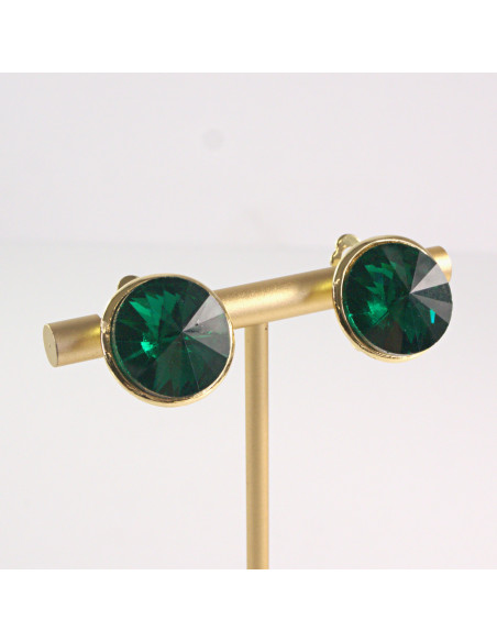 Klipsy do Uszu Lolita Akcesoria Klips do UCHA ZIELONE GUZIKI