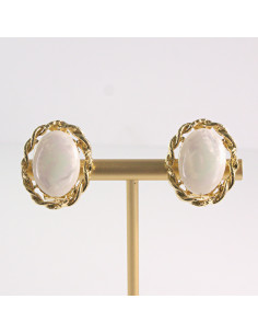 Klipsy do Uszu Lolita Akcesoria Klips do UCHA MARMURKOWY...