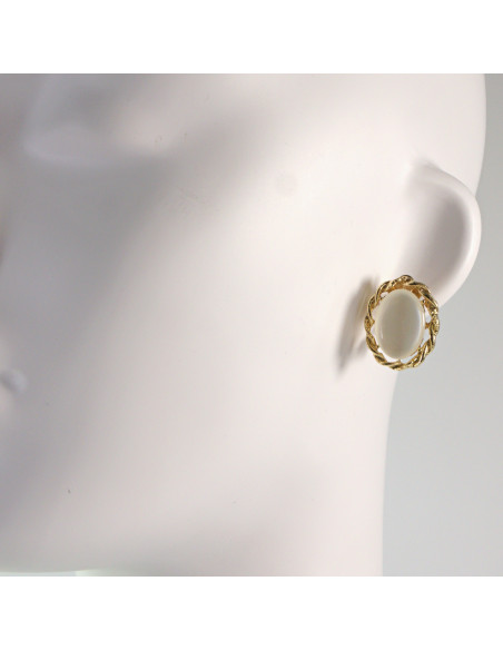 Klipsy do Uszu Lolita Akcesoria Klips do UCHA MEDALION