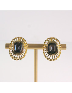 Klipsy do Uszu Lolita Akcesoria Klips do UCHA GRAFITOWA...