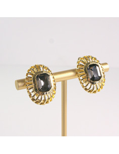 Klipsy do Uszu Lolita Akcesoria Klips do UCHA GRAFITOWA... 2