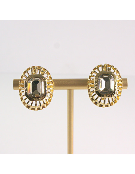 Klipsy do Uszu Lolita Akcesoria Klips do UCHA MIODOWA  ROZETA