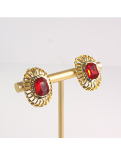 Klipsy do Uszu Lolita Akcesoria Klips do UCHA CZERWONA... 2