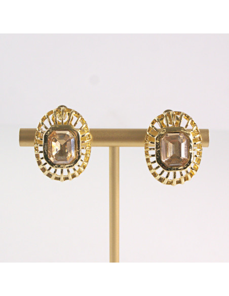 Klipsy do Uszu Lolita Akcesoria Klips do UCHA ZŁOTA ROZETA