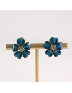 Klipsy do Uszu Lolita Akcesoria Klips do UCHA GRANATOWY...