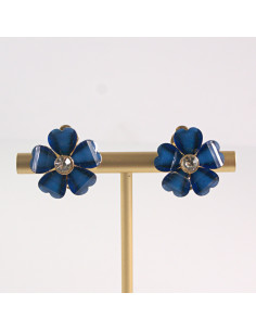 Klipsy do Uszu Lolita Akcesoria Klips do UCHA NIEBIESKI...