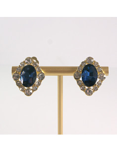 Klipsy do Uszu Lolita Akcesoria Klips do UCHA GRANATOWE...