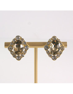 Klipsy do Uszu Lolita Akcesoria Klips do UCHA BEŻOWE...