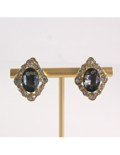 Klipsy do Uszu Lolita Akcesoria Klips do UCHA GRAFITOWE...