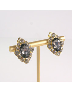 Klipsy do Uszu Lolita Akcesoria Klips do UCHA GRAFITOWE... 2