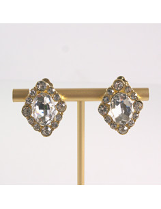 Klipsy do Uszu Lolita Akcesoria Klips do UCHA CRYSTAL...