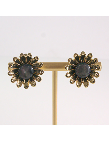 Klipsy do Uszu Lolita Akcesoria Klips do UCHA KWIATKI STOKROTKI KOCIE OKO