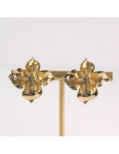 Klipsy do Uszu Lolita Akcesoria Klips do UCHA ZŁOTE...