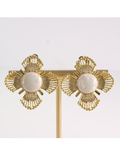 Klipsy do Uszu Lolita Akcesoria Klips do UCHA ZŁOTE...