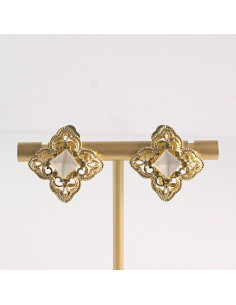 Klipsy do Uszu Lolita Akcesoria Klips do UCHA ZŁOTE...