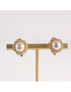 Klipsy do Uszu Lolita Akcesoria Klips do UCHA ZŁOTE...