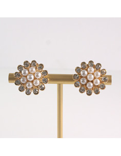 Klipsy do Uszu Lolita Akcesoria Klips do UCHA ZŁOTE...