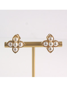 Klipsy do Uszu Lolita Akcesoria Klips do UCHA PERŁOWE...