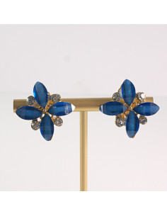 Klipsy do Uszu Lolita Akcesoria Klips do UCHA NIEBIESKIE...