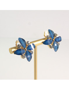 Klipsy do Uszu Lolita Akcesoria Klips do UCHA NIEBIESKIE... 2