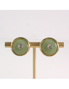 Klipsy do Uszu Lolita Akcesoria Klips do UCHA ZIELONE...