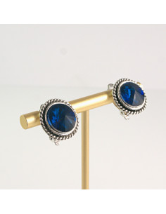 Klipsy do Uszu Lolita Akcesoria Klips do UCHA CRANATOWE... 2