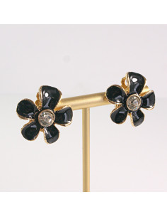 Klipsy do Uszu Lolita Akcesoria Klips do UCHA CZARNE... 2