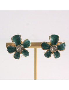 Klipsy do Uszu Lolita Akcesoria Klips do UCHA ZIELONE...