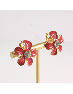 Klipsy do Uszu Lolita Akcesoria Klips do UCHA CZERWONE... 2