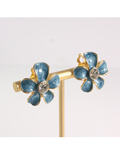 Klipsy do Uszu Lolita Akcesoria Klips do UCHA NIEBIESKIE... 2