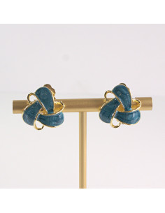 Klipsy do Uszu Lolita Akcesoria Klips do UCHA NIEBIESKIE...