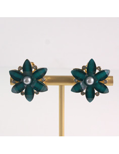 Klipsy do Uszu Lolita Akcesoria Klips do UCHA ZIELONE...