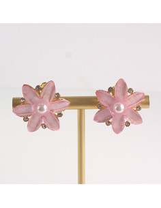 Klipsy do Uszu Lolita Akcesoria Klips do UCHA RÓŻOWE...