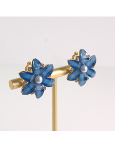 Klipsy do Uszu Lolita Akcesoria Klips do UCHA NIEBIESKIE... 2