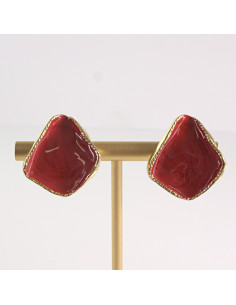 Klipsy do Uszu Lolita Akcesoria Klips do CZERWONE...