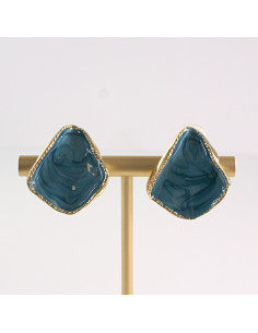 Klipsy do Uszu Lolita Akcesoria Klips do NIEBIESKIE...