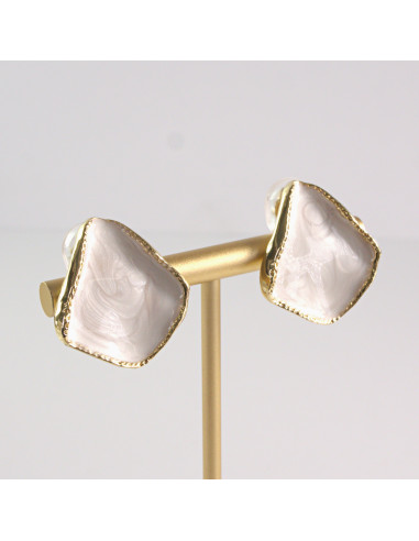 Klipsy do Uszu Lolita Akcesoria Klips do ECRU...