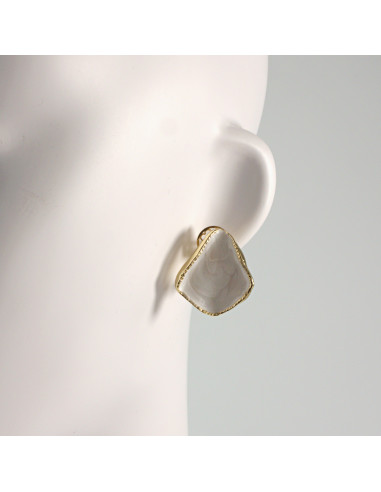 Klipsy do Uszu Lolita Akcesoria Klips do ECRU...