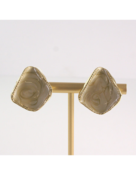 Klipsy do Uszu Lolita Akcesoria Klips do JASNY BEŻ  NIEREGULARNE