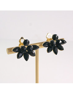 Klipsy do Uszu Lolita Akcesoria Klips do CZARNE MAGNOLIE 2