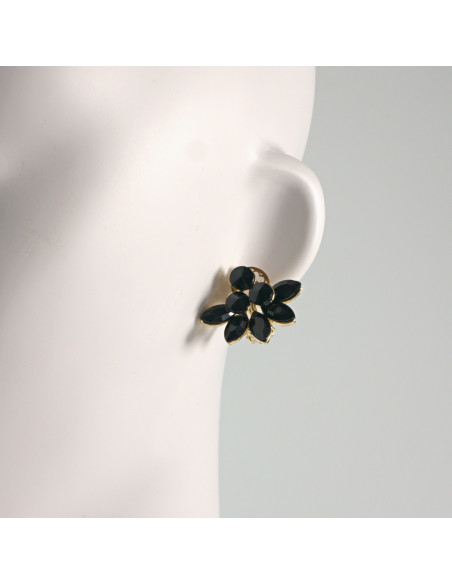 Klipsy do Uszu Lolita Akcesoria Klips do CZARNE MAGNOLIE