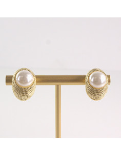 Klipsy do Uszu Lolita Akcesoria Klips do UCHA  Z PERŁĄ...