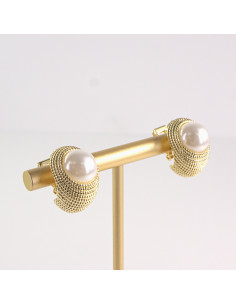 Klipsy do Uszu Lolita Akcesoria Klips do UCHA  Z PERŁĄ... 2