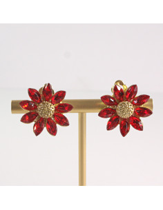 Klipsy do Uszu Lolita Akcesoria Klips do UCHA CZERWONE...