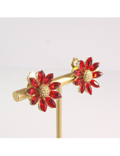 Klipsy do Uszu Lolita Akcesoria Klips do UCHA CZERWONE... 2