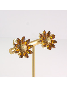 Klipsy do Uszu Lolita Akcesoria Klips do UCHA BRĄZOWE... 2