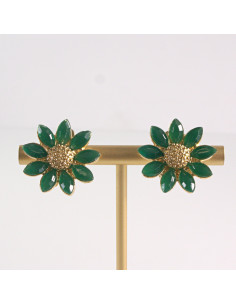 Klipsy do Uszu Lolita Akcesoria Klips do UCHA ZIELONE...